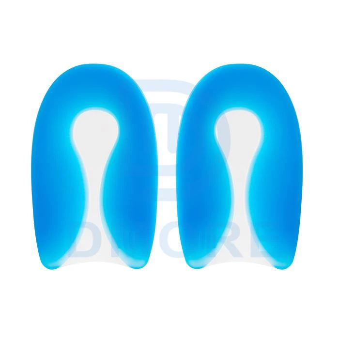 แผ่นรองส้นเท้ารูปตัวยู แผ่นรองพื้นส้นรองเท้าซิลิโคนนุ่มและสบาย Shock Absorption